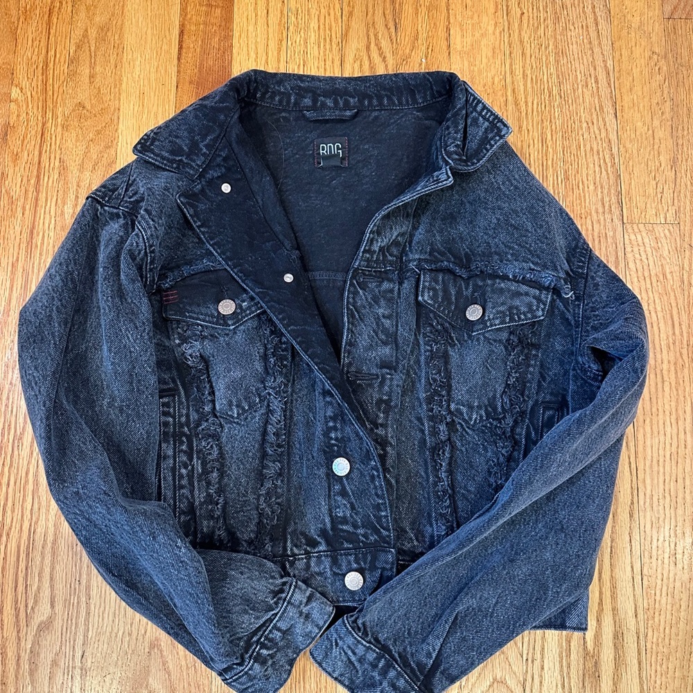 Urban Outfitters Black Jean Jacket